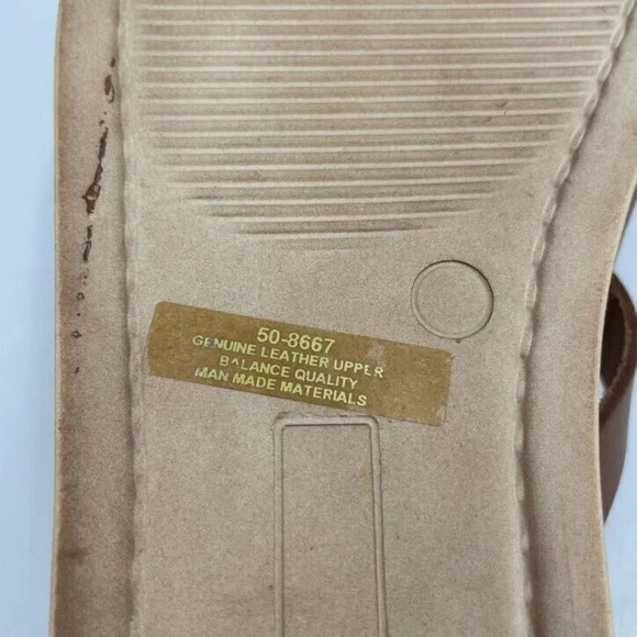 Bella Vita Women's Kin-Italy Italian Slip-On Flat Sandals in Whiskey‎ Size 7M - Picture 11 of 14